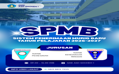 SPMB (Sistem Penerimaan Murid Baru) SMK Ash Shoheh 1 Citeureup Tahun Pelajaran 2026 - 2027